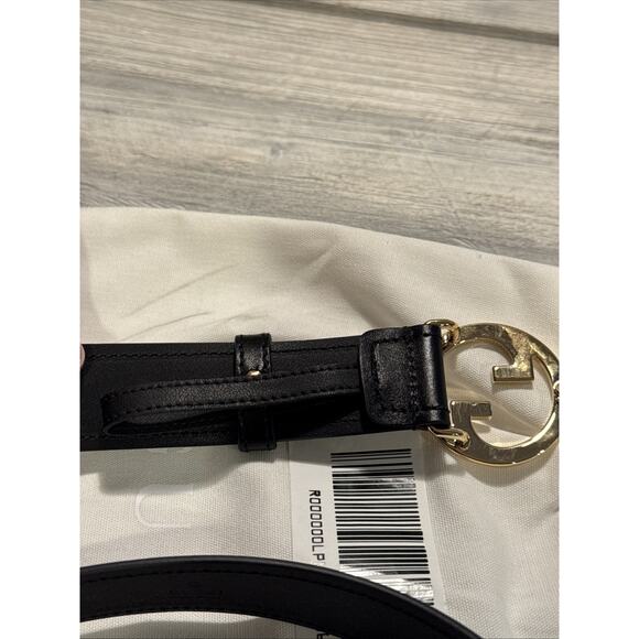 GUCCI Blondie Interlocking G leather belt Black Gold 95 / 38 main image 7